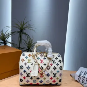 Louis Vuitton Speedy handbag in multiple colors