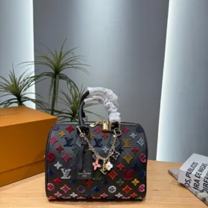 Louis Vuitton Speedy handbag in multiple colors