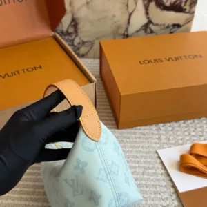 LV limited edition Pochette Hills Glacier Blue Handbags