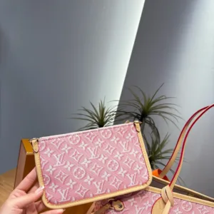 LV Classic Monogram Natural Leather Tote Bag