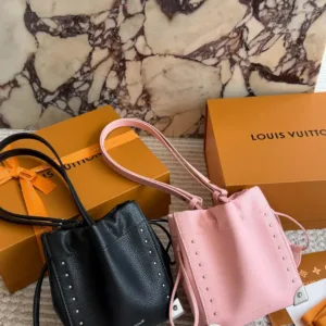 LV Classic Vintage Canvas Bucket Bag