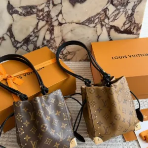 LV Classic Vintage Canvas Bucket Bag
