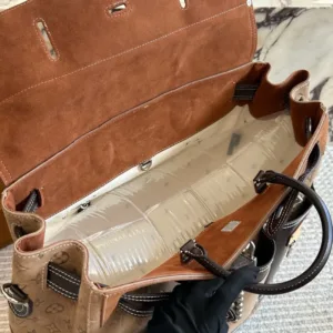 LV cowhide sandpaper super bags
