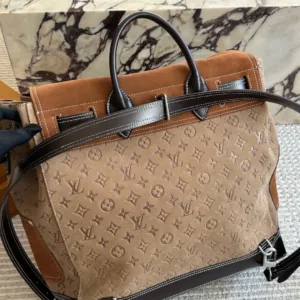 LV cowhide sandpaper super bags