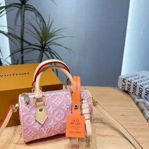 LV denim Nano Speedy handbag