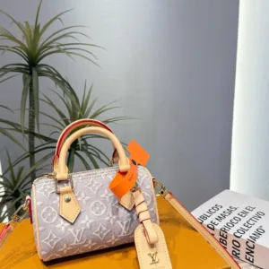 LV denim Nano Speedy handbag