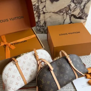 LV new shell bowling handbag