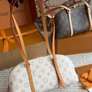 LV new shell bowling handbag