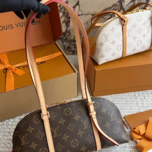 LV new shell bowling handbag