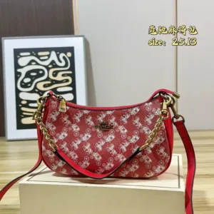 Coach Teri Mahjong Shaped Handbag