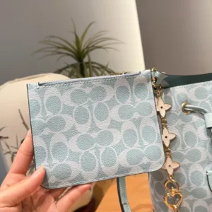 Coach new mint blue bucket HandBags