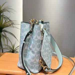 Coach new mint blue bucket HandBags