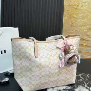 Coach pendant city shopping bag tote HandBags