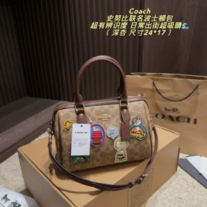 Coach x Peanuts Snoopy Boston tote HandBags