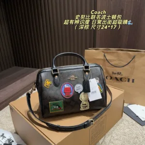 Coach x Peanuts Snoopy Boston tote HandBags