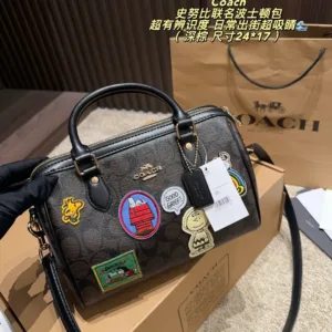 Coach x Peanuts Snoopy Boston tote HandBags
