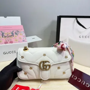 Gucci GG Marmont Head Layer Sheepskin Bee Series Bag
