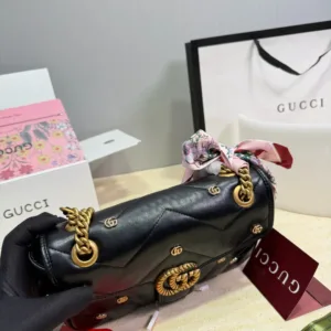 Gucci GG Marmont Head Layer Sheepskin Bee Series Bag