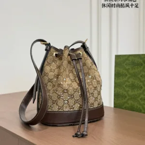 Gucci new collection of Diamond bucket bags