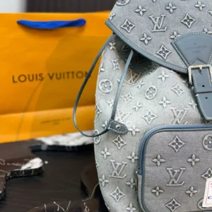 LV Limited Edition Denim Cowboy Backpack