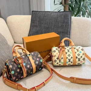 LV Monogram Multicolore Keepall Pillow Handbags