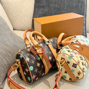 LV Monogram Multicolore Keepall Pillow Handbags