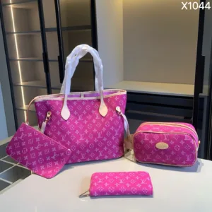 Louis Vuitton shopping bag makeup bag wallet series combination X1044