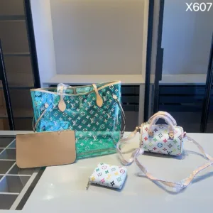 Louis Vuitton shopping bag+pillow bag+wallet X607