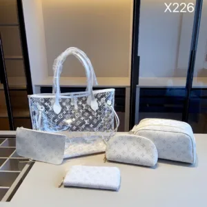 Louis Vuitton shopping bag+pillow bag+wallet X607