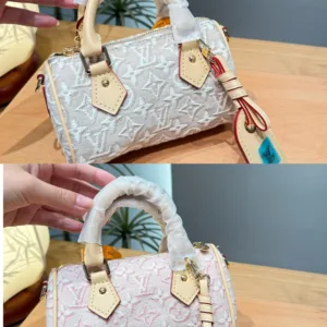 Louis Vuitton Speedy Nano Embroidered Handbags