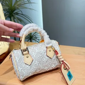Louis Vuitton Speedy Nano Embroidered Handbags