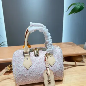 Louis Vuitton embossed embroidered pillow handbags