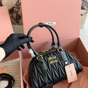 Miu Miu bowling tote handbags