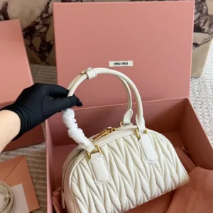 Miu Miu bowling tote handbags