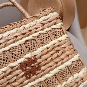 Miu Miu new handmade woven Handbag