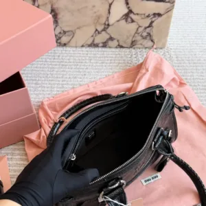 Miu Miu retro Boston tote handbags