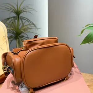 MiuMiu cognac colored backpack
