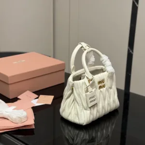 Miumiu bowling Tote Hand Bags