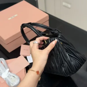 Miumiu bowling Tote Hand Bags