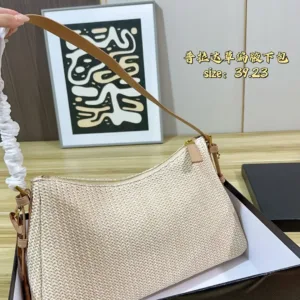 Prada Straw Underarm tote hand bags