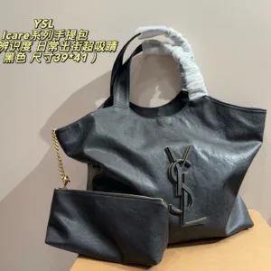 YSL Icare series leather handbag