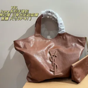 YSL Icare series leather handbag