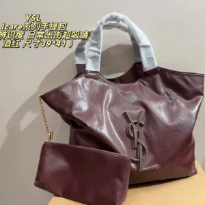 YSL Icare series leather handbag