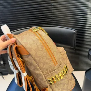 Coach 26SS cherry pendant vintage backpack school bags