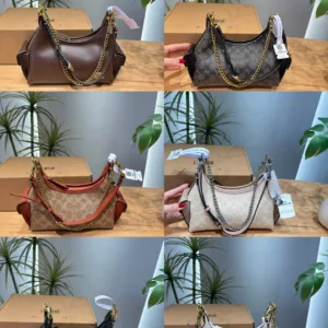 Coach Pocket Juliet retro buff motorcycle bag 26ss Hot tote Bag