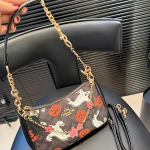 Coach Teri Pumpkin Underarm Hot tote Bag