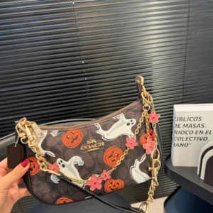 Coach Teri Pumpkin Underarm Hot tote Bag
