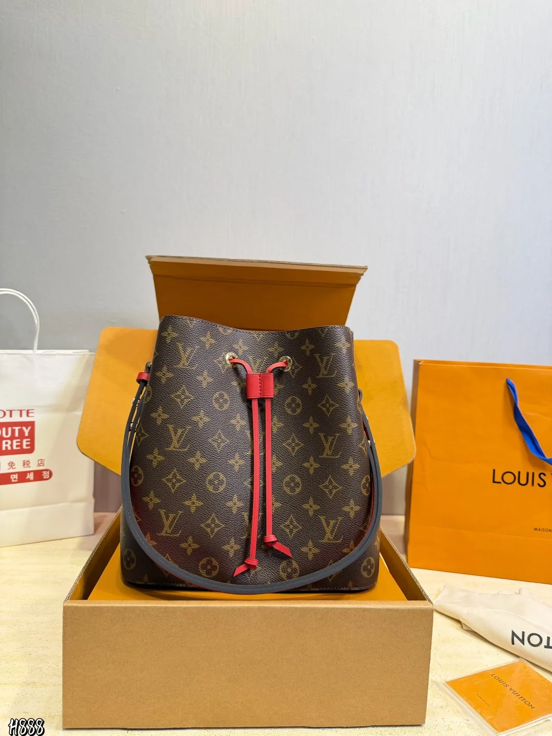 LV Champagne Bucket tote handbags