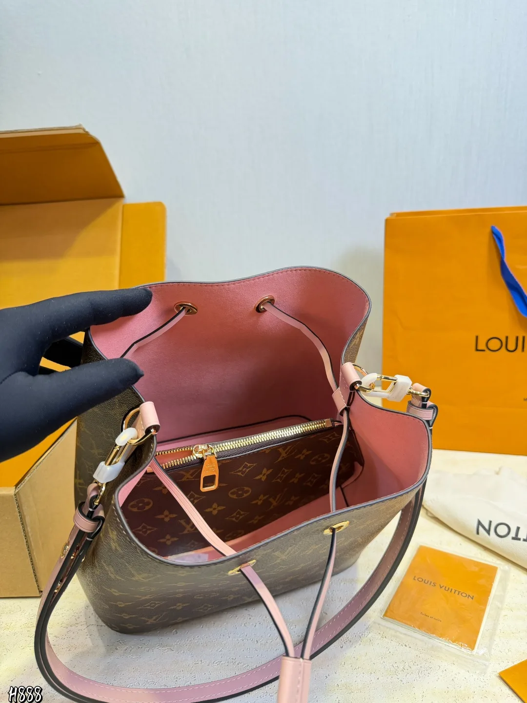 LV Champagne Bucket tote handbags - Image 4