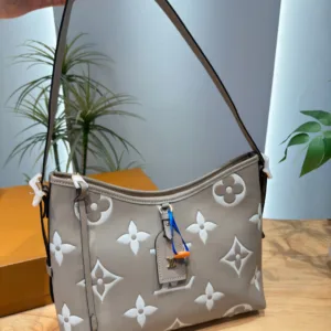 LV embossed Carry tote hand bags